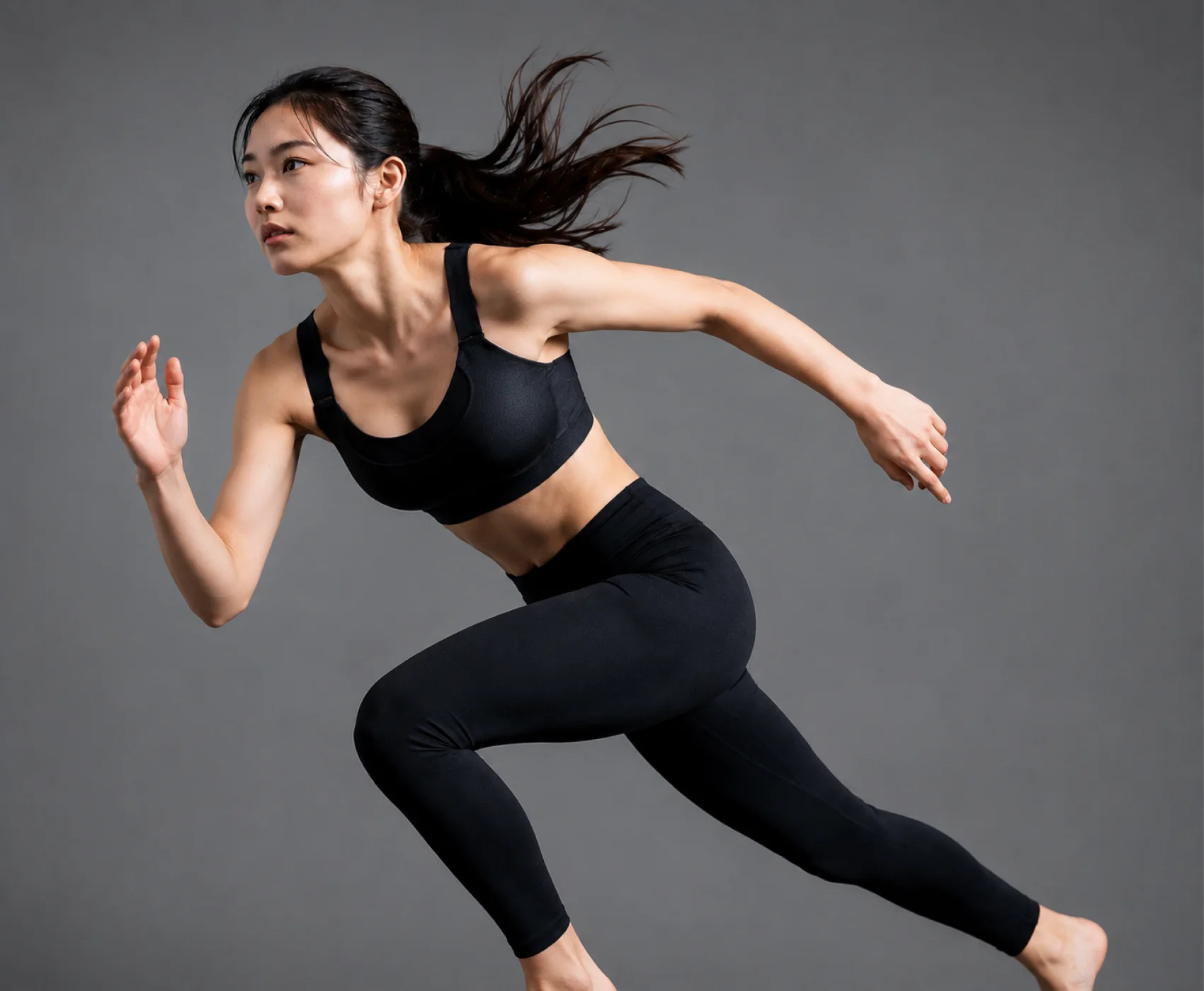 トレーニング中の女性