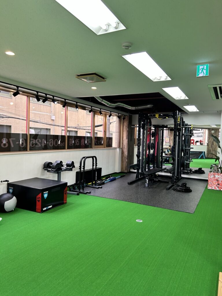 大阪市西区京町堀のコンディショニングジム Conditioning Gym Art 店内